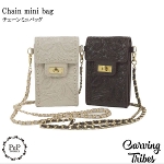 Chain mini BAG `F[~jobO<br>obO<br>J[rOgCuX<br>Carving Tribes<br>yJ[rOV[Yz