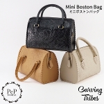 Mini Boston Bag ~j{XgobO  S3F<br>obO<br>J[rOgCuX<br>Carving Tribes<br>yJ[rOV[Yz